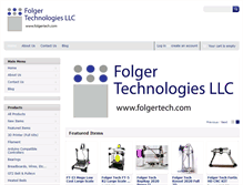 Tablet Screenshot of folgertech.com